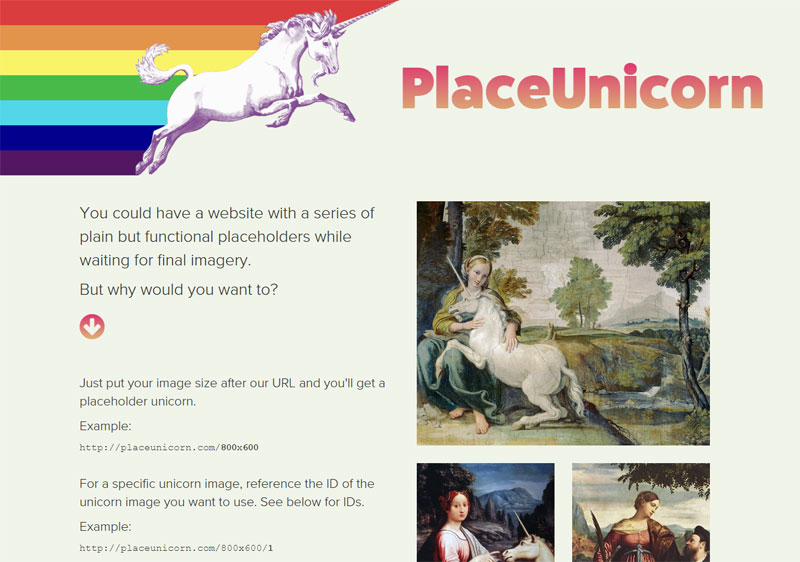 PlaceUnicorn screenshot